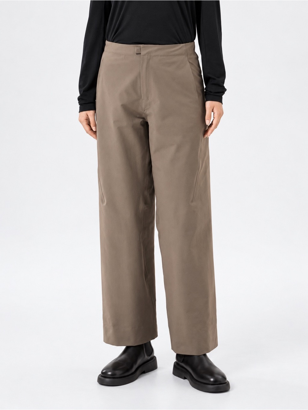 Arc'teryx Veilance Khara Wide Leg Pant Earth Brown Size 12 Weather Resistant